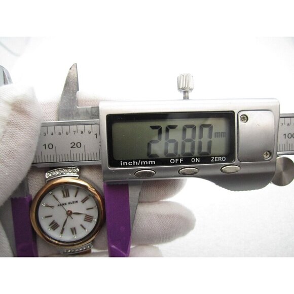 Women Anne Klein Quartz WR Analog 26mm Dial Causal Round Watch (G562) - Picture 2 of 10